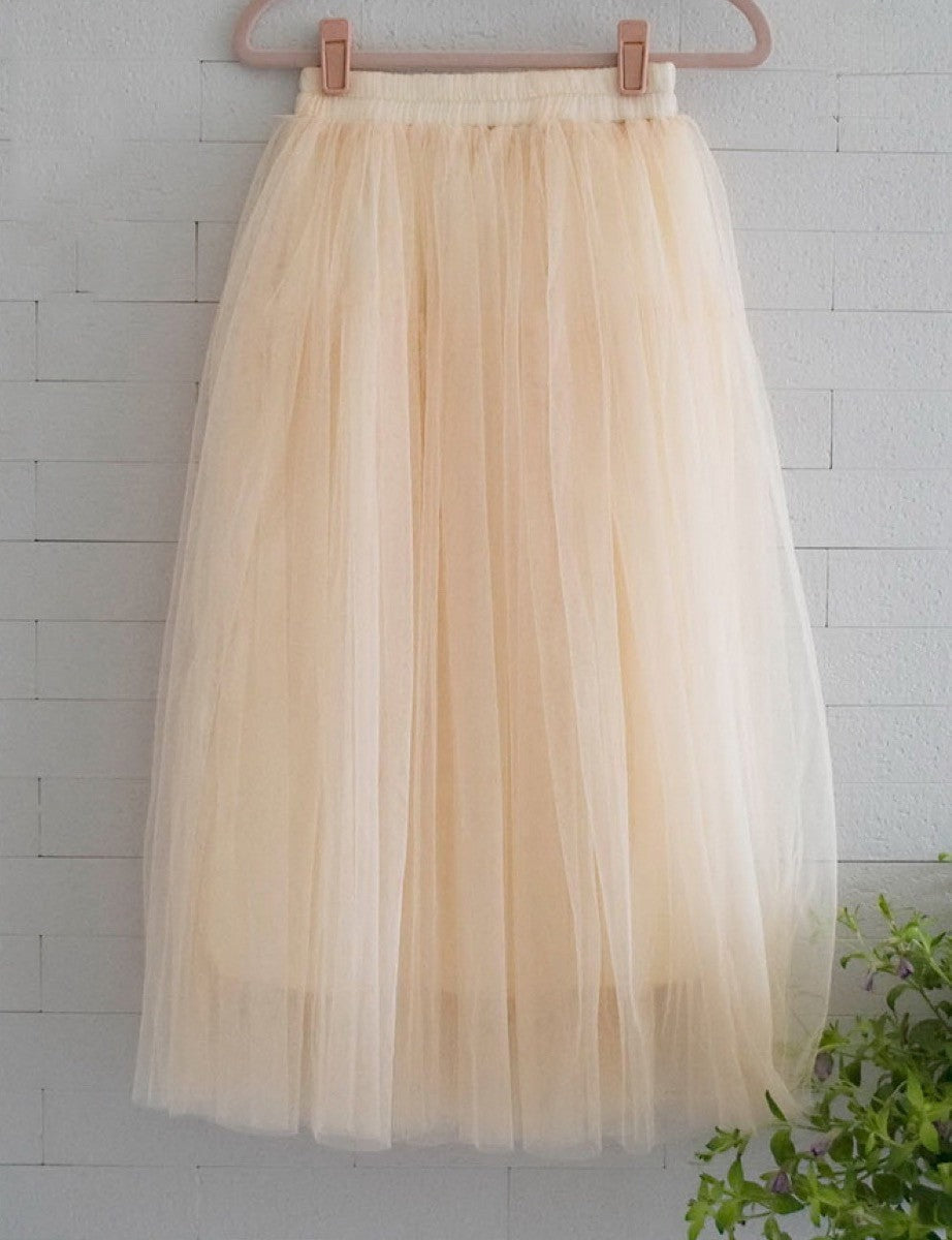 Gonna tulle Kepla dettaglio vita elastica — Dream Shop