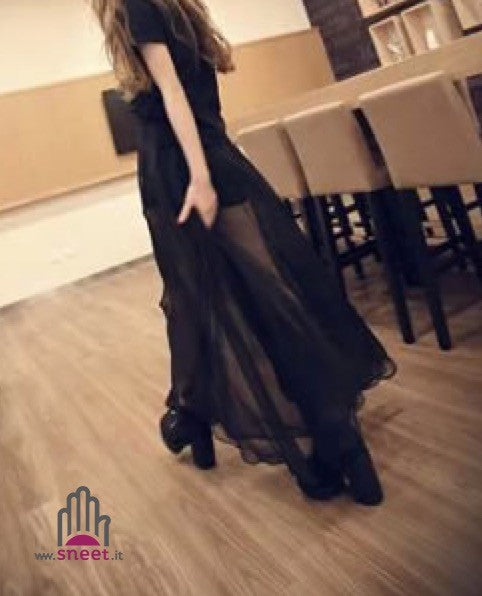 Maxigonna Debbie dettaglio tulle — Dream Shop