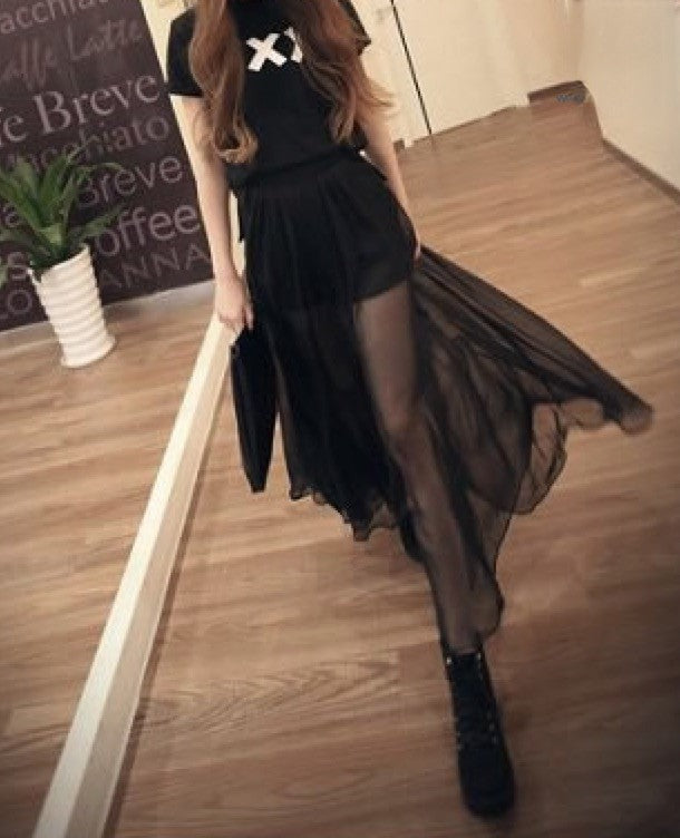 Maxigonna Debbie dettaglio vita — Dream Shop