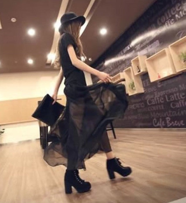 Maxigonna Debbie vista intera — Dream Shop