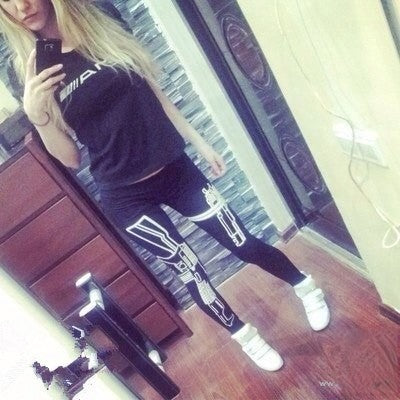 Leggings Love Fitness look athleisure