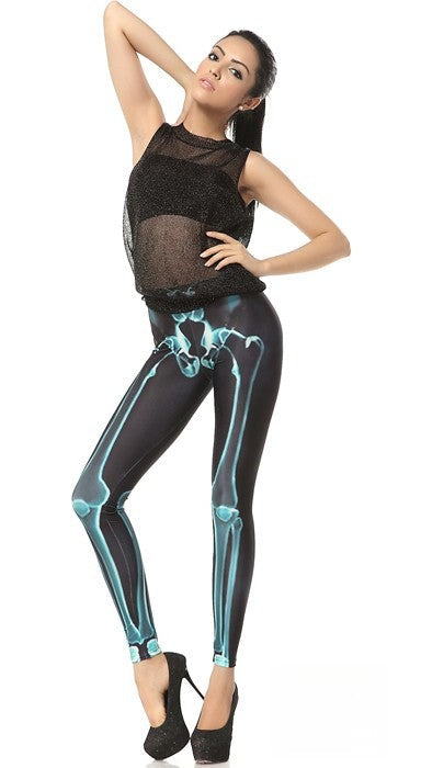 Leg bones Leggings vista laterale