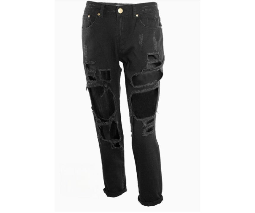 Jeans Lorenz Nero retro denim vintage — Dream Shop