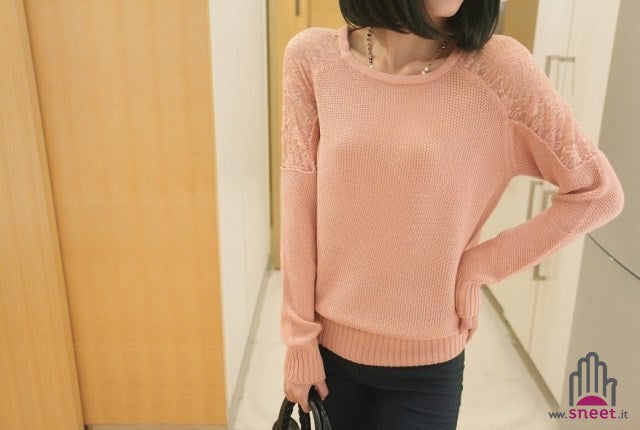 Maglioncino in pizzo Lalla