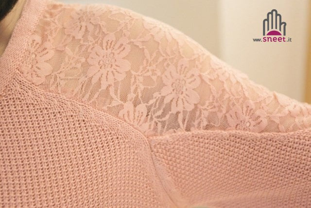 Maglioncino in pizzo Lalla