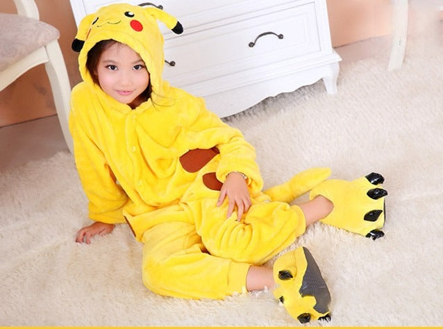 Pigiamino Pikachu tuta peluche vista laterale — Dream Shop
