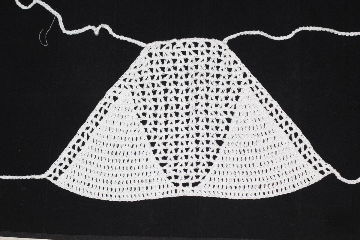 Fancy crop top dettaglio uncinetto — Dream Shop