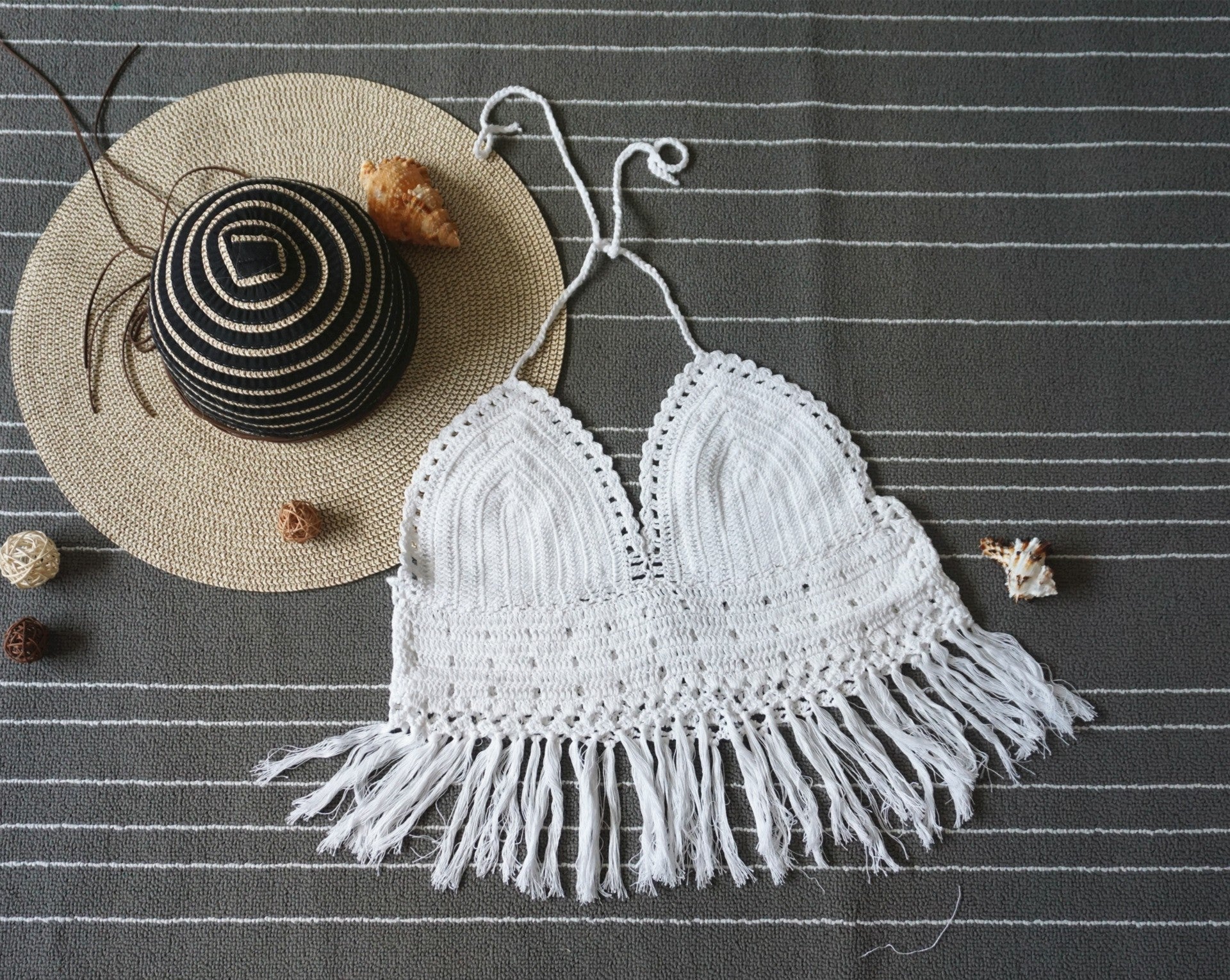 Junka Uncinetto Crop Top