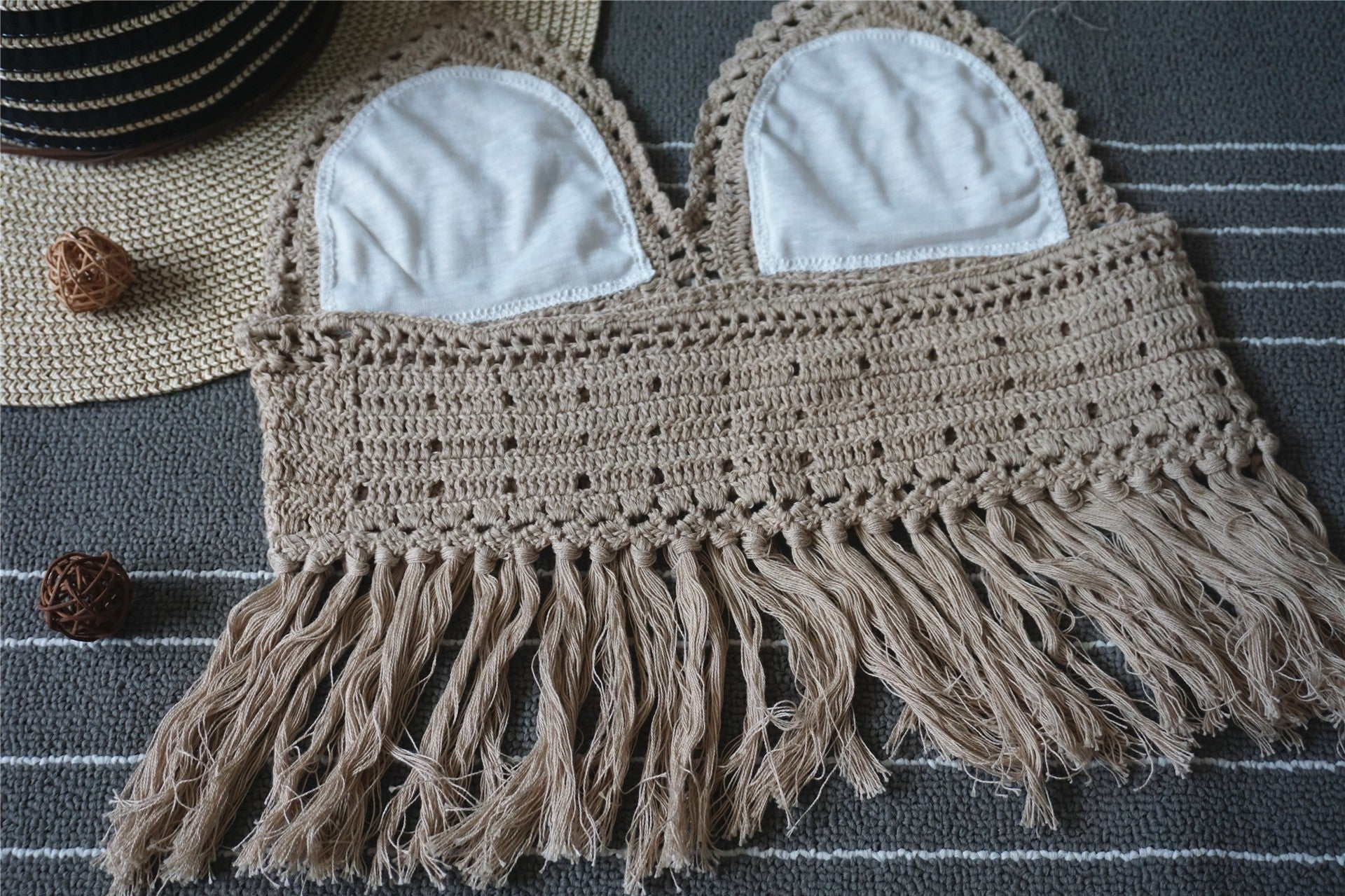 Junka Uncinetto Crop Top