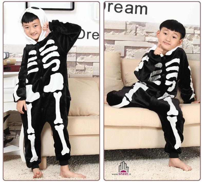 Pijama de esqueleto