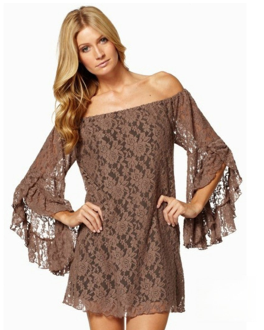 Farling Dress — indossata modella vista frontale | Dream Shop