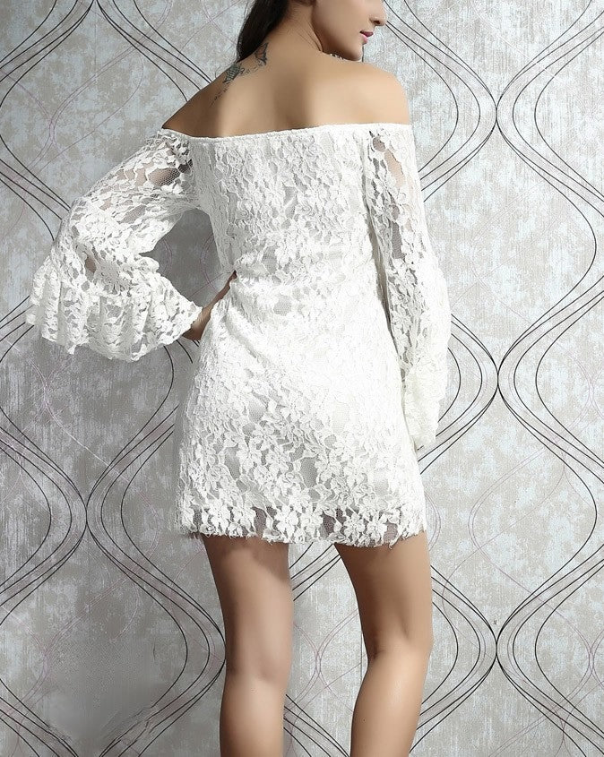 Farling Dress — tessuto pizzo dettaglio | Dream Shop