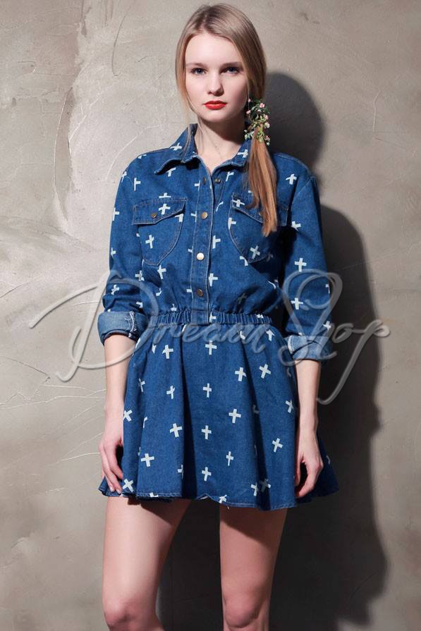 Denim Cross Dress