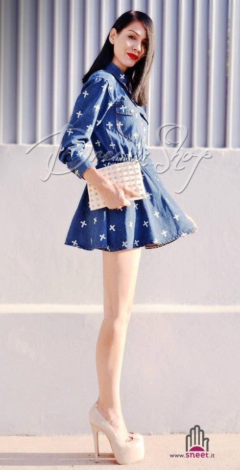 Denim Cross Dress