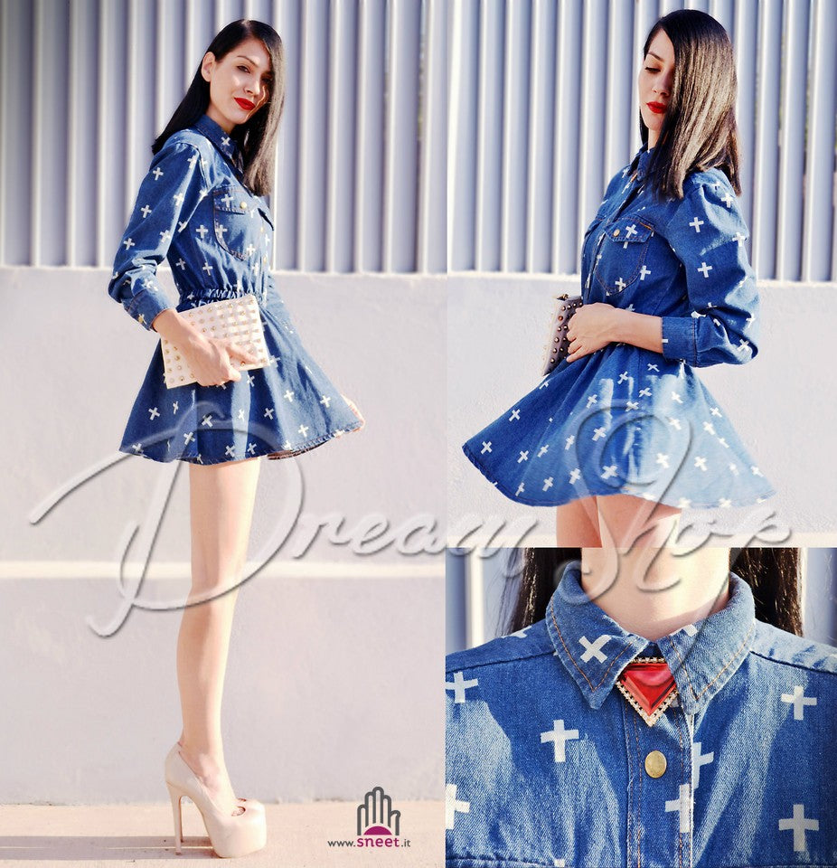 Denim Cross Dress
