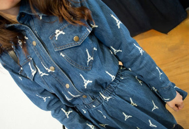 Denim Eiffel Dress