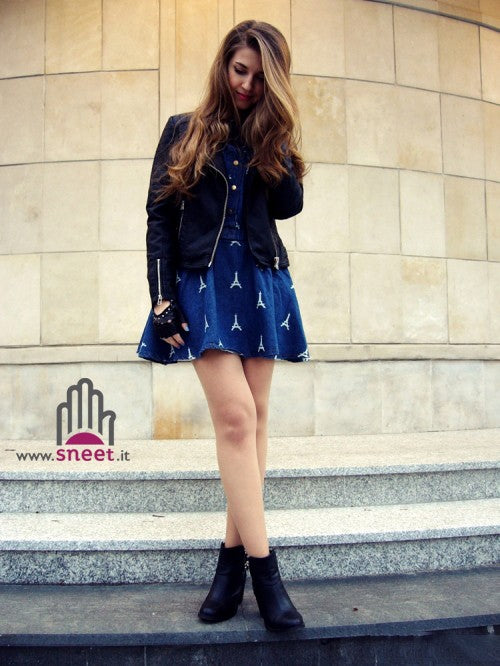 Denim Eiffel Dress