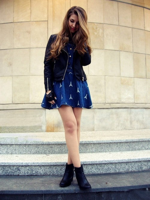 Denim Eiffel Dress