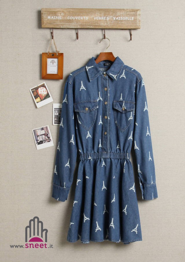 Denim Eiffel Dress