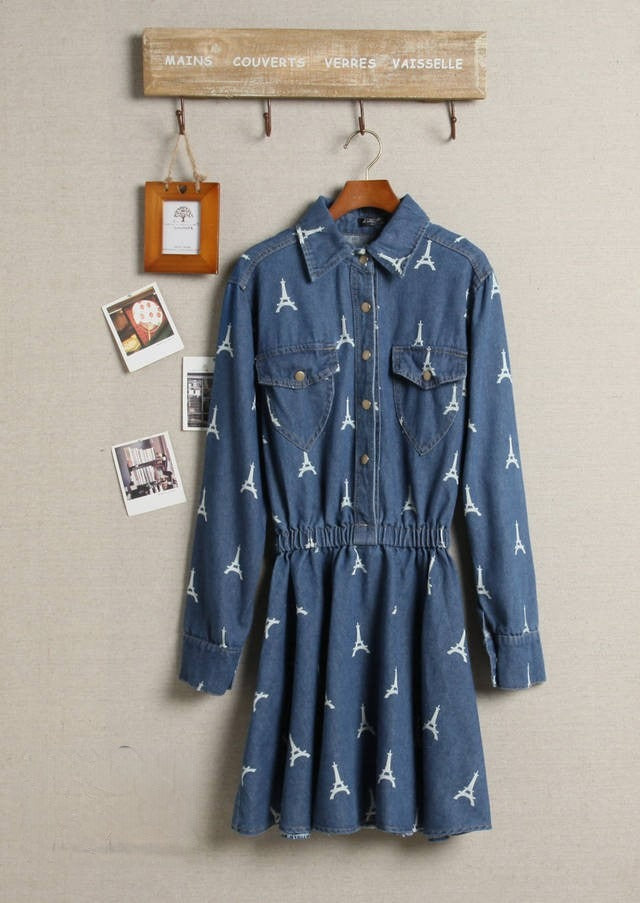 Denim Eiffel Dress