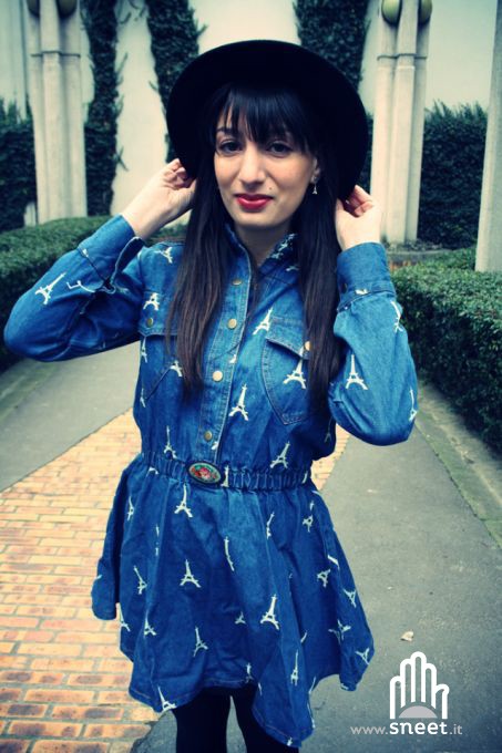 Denim Eiffel Dress
