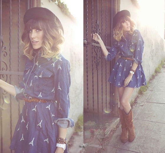 Denim Eiffel Dress