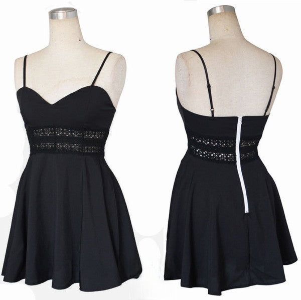 Maitaj Dress — colore nero serata | Dream Shop