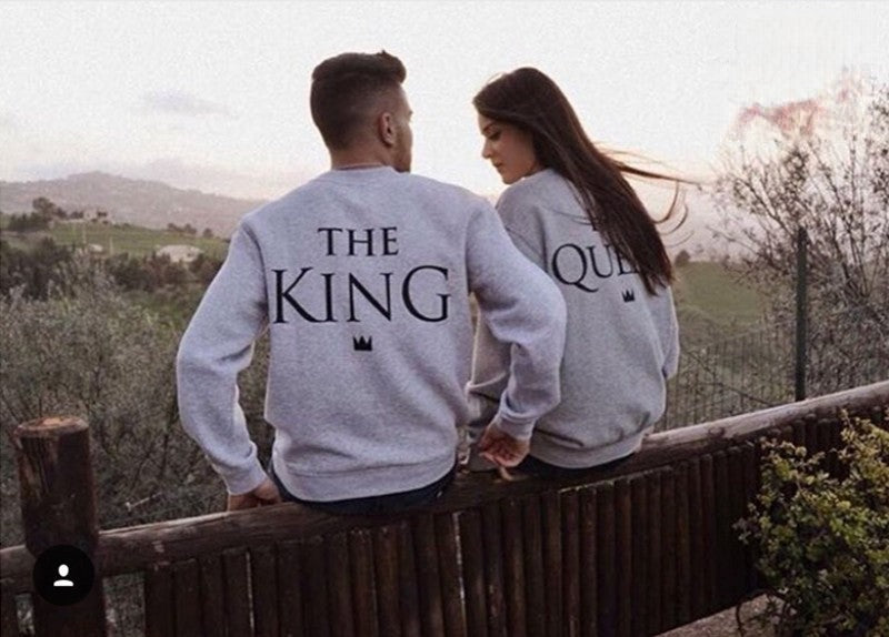 Felpe The King His Queen look di coppia — Dream Shop