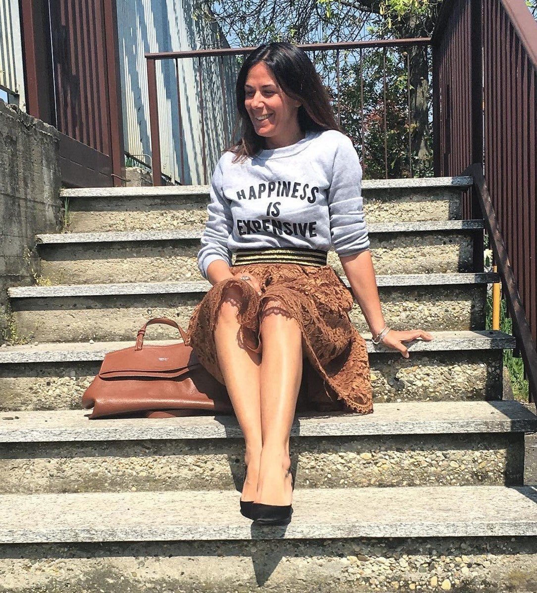 Felpa Happiness is expensive