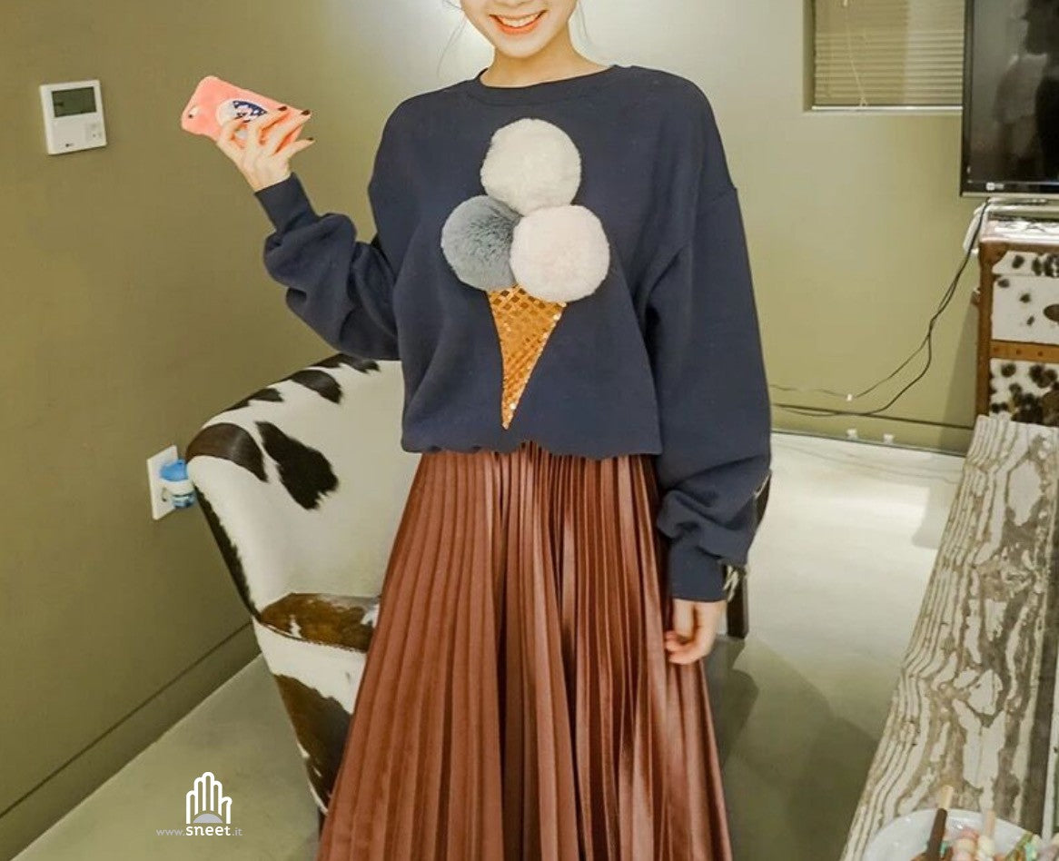 Felpa cono gelato
