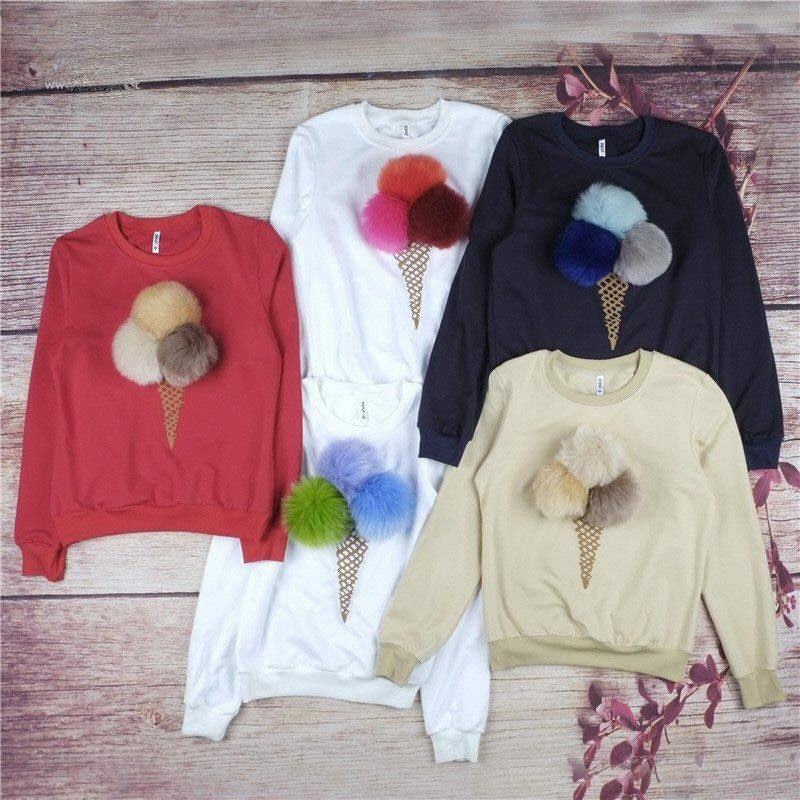 Felpa cono gelato look pop — Dream Shop