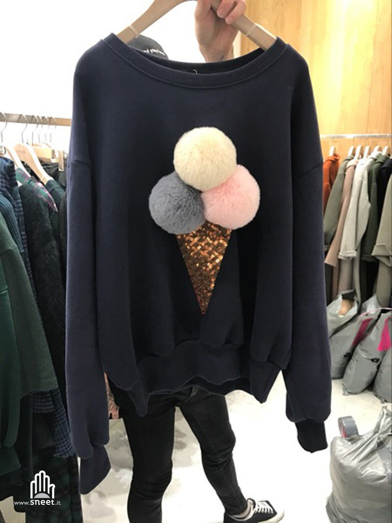 Felpa cono gelato