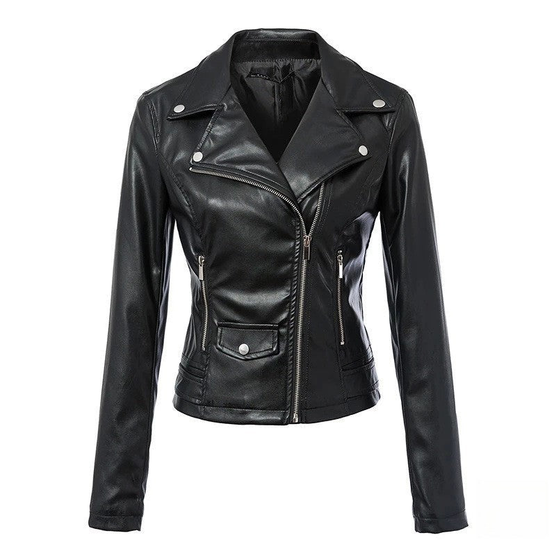 Chiodo ecopelle Finny classico taschini rock