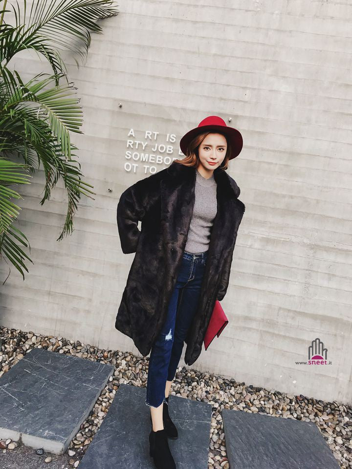 Maxi pelliccia Oklahoma