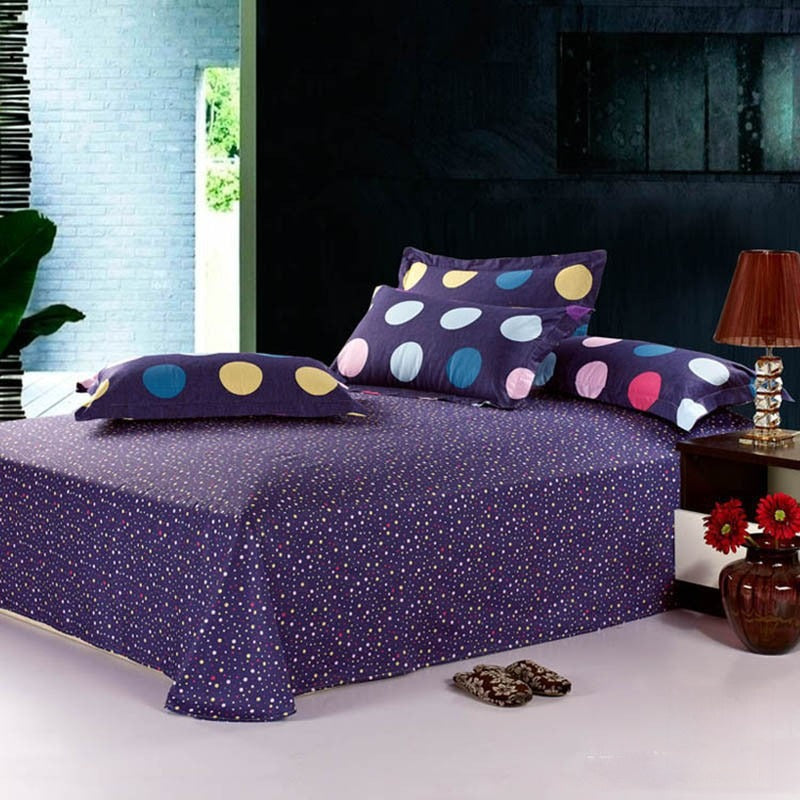 Completo Letto Pois purple vista letto rifatto | Dream Shop