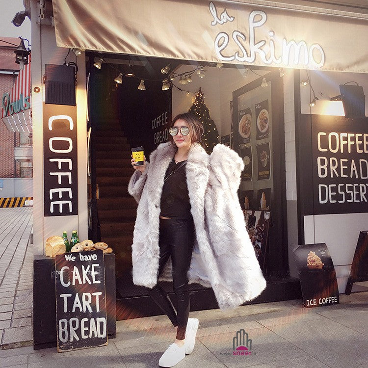 Maxi pelliccia Oklahoma