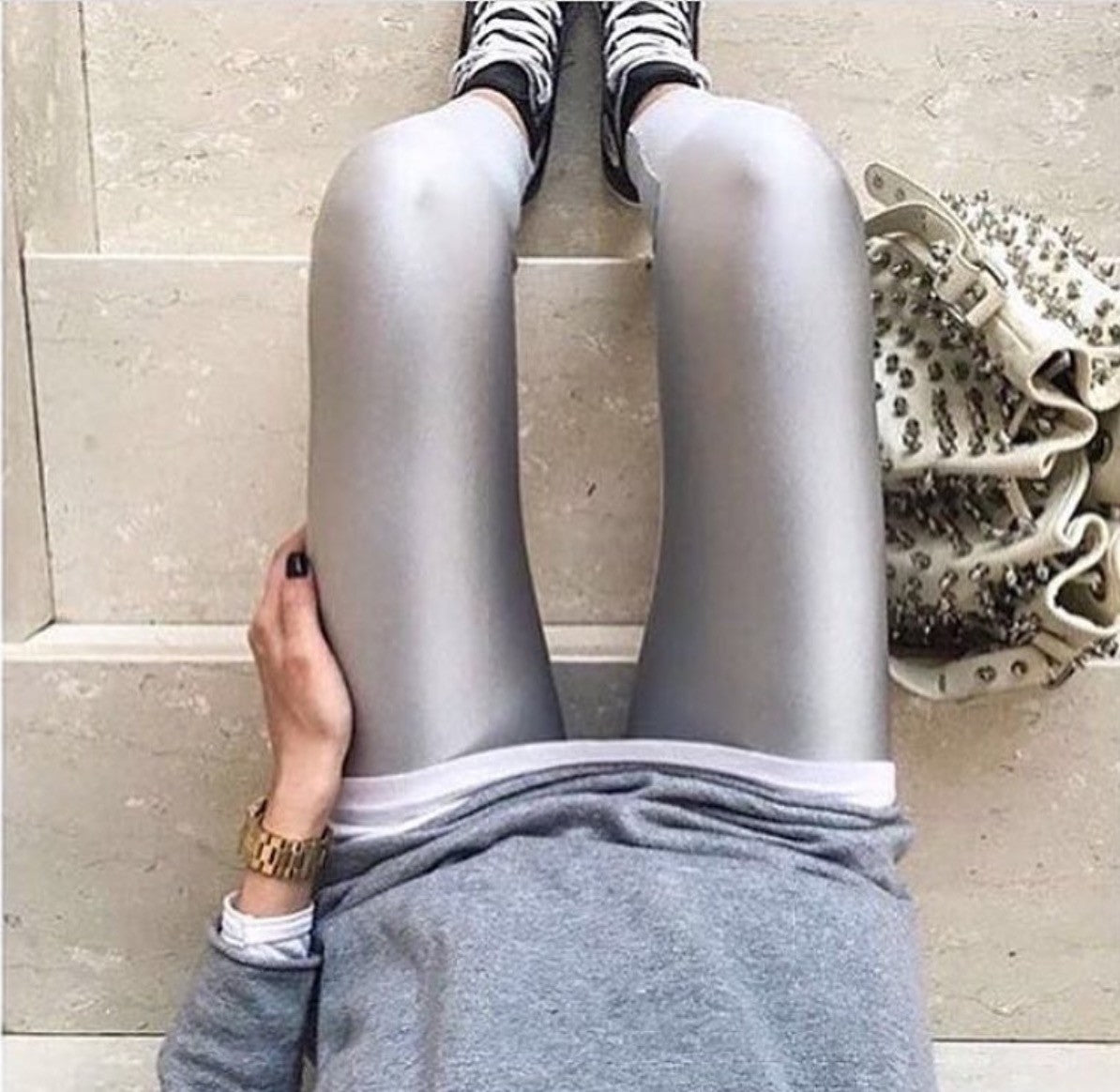 Leggings metallizzati Miami