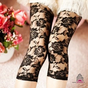 Leggings Roses Laces versione bianca