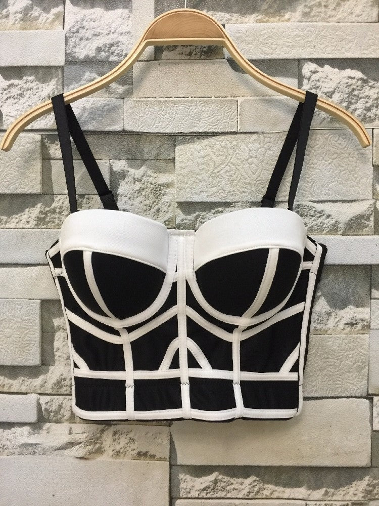 Crop Top Kontrast look audace — Dream Shop