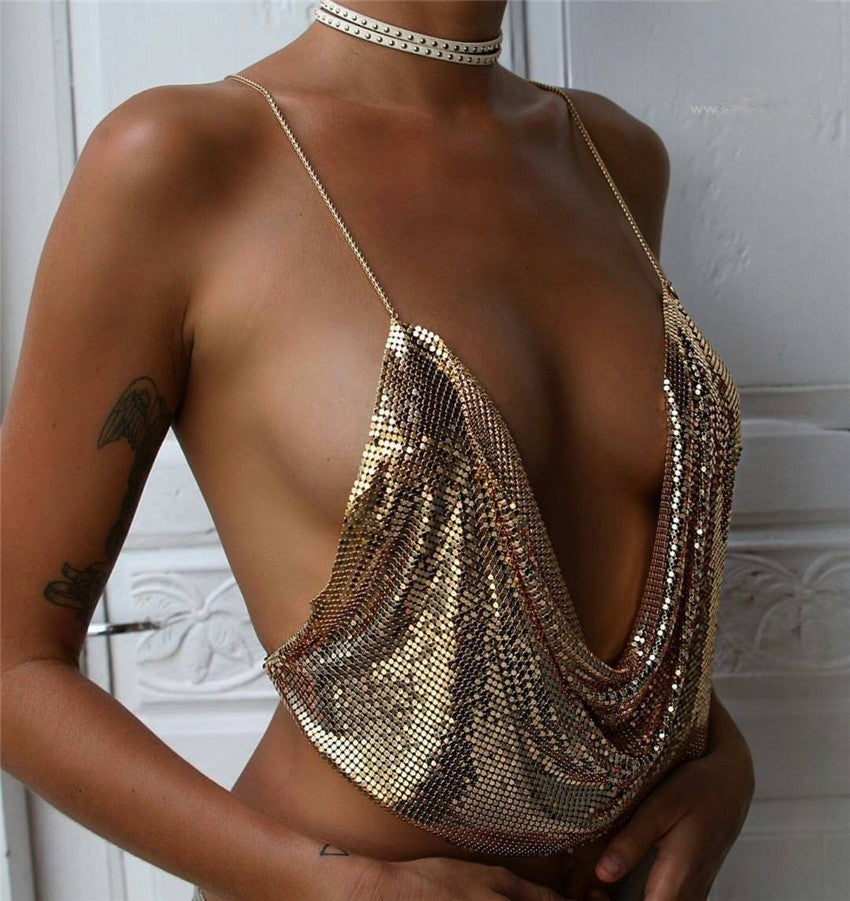 Kelika sexy top colore acceso indossato — Dream Shop