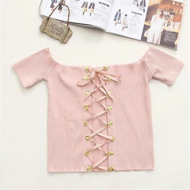 Toppino lacci Doroty indossato look giorno — Dream Shop