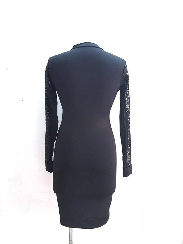 Gakia Dress — dettaglio trasparenze paillettes | Dream Shop