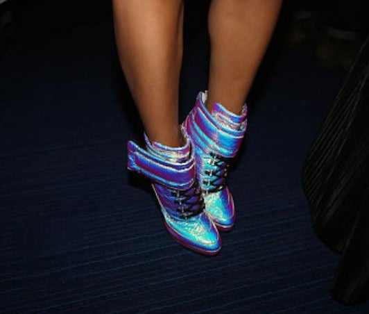 Tronchetto psyco riflesso iridescente dettaglio — Dream Shop