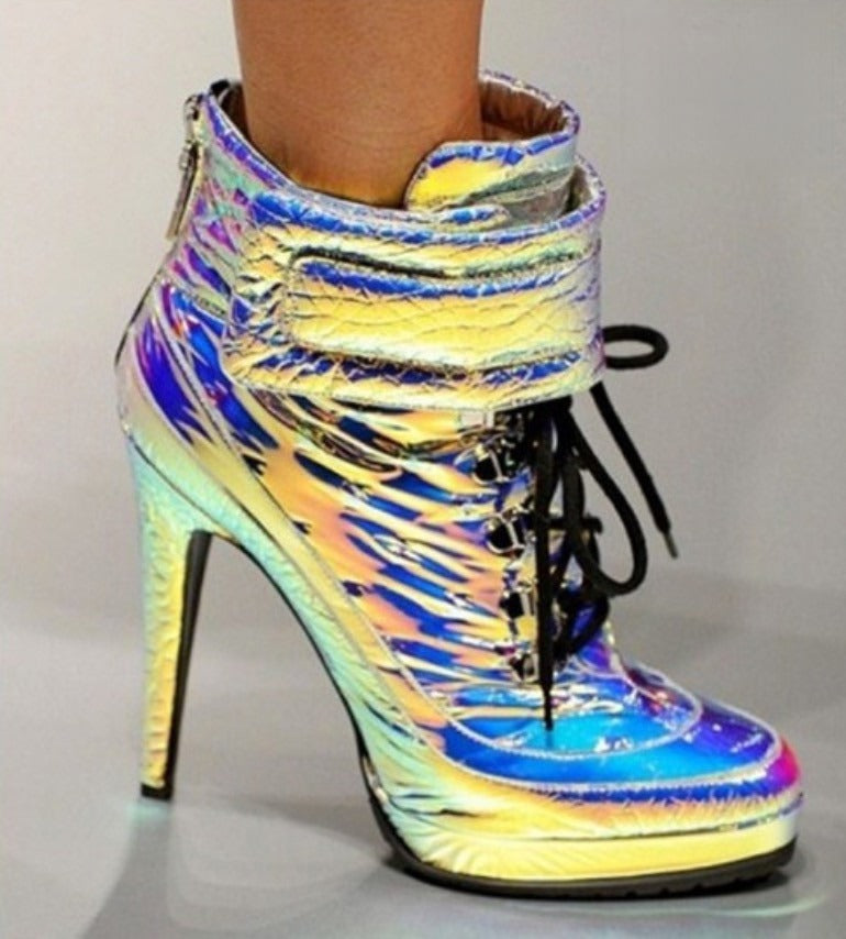 Tronchetto psyco iridescente vista frontale — Dream Shop