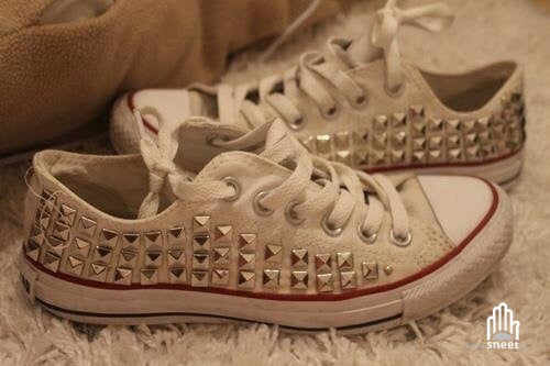 Converse All Star personalizzate - Modello Borchie 23