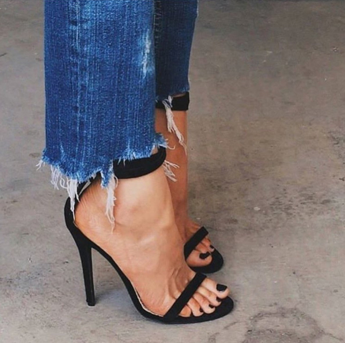 Shibe Velvet heels 11cm