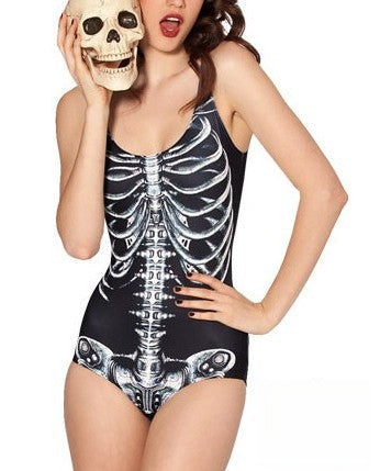 Body Scheletron Nero vista posteriore | Dream Shop