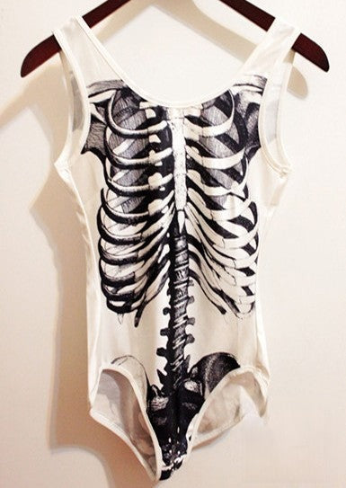 Body Scheletron Bianco dettaglio | Dream Shop