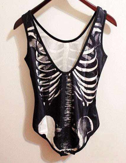 Body Scheletron Bianco indossato | Dream Shop