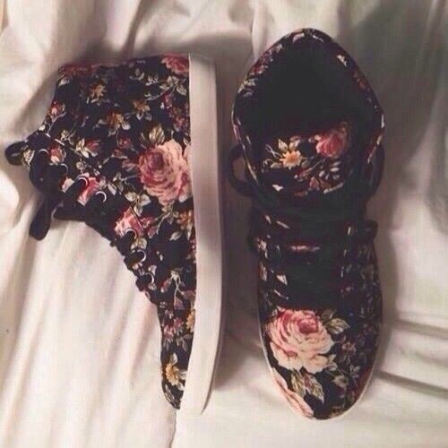 Sneakers Flowers